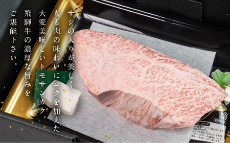飛騨牛トモサンカクブロック 500g 国産 牛肉 ブランド牛 牛 ともさんかく ブロック ブロック肉 肉  塊肉 おすすめ 【冷凍配送】【22-41】