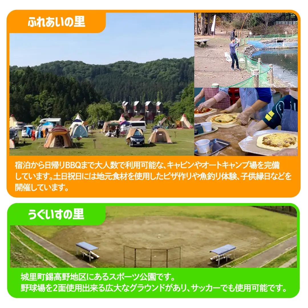 ＜城里町ホロルの湯、ふれあいの里、うぐいすの里、アツマーレBBQで使えるクーポン券＞6,000円分 （1000円×6枚） (BF020)
