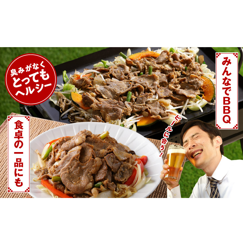 味付け ジンギスカン 1.5kg【6人前 小分け 250g×6P 羊肉 ラム 焼肉 バーベキュー 冷凍 簡単調理 北国からの贈り物】 015B400_イメージ5