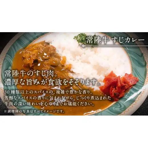 常陸牛 すじカレー 200g ×6 【茨城県共通返礼品】 