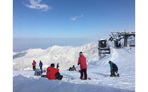 
立山山麓スキー場　リフト共通１日券
