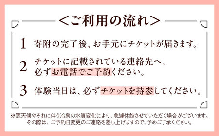 【西日本屈指の冷泉】名水・畑冷泉を独り占め。プライベートサウナ体験チケット 3時間コース（ミスト＆ドライサウナ）[VEX003]