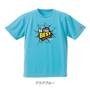 JTTA公認　卓球ユニフォーム【男女兼用(ドライ):XLサイズ】ビーザベスト　アクアブルー【1659230】