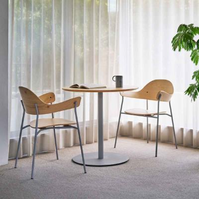 ふるさと納税 伊那市 コクヨチェアー　yuimori/ヒノキ材/黒パイプ足 |  | 02