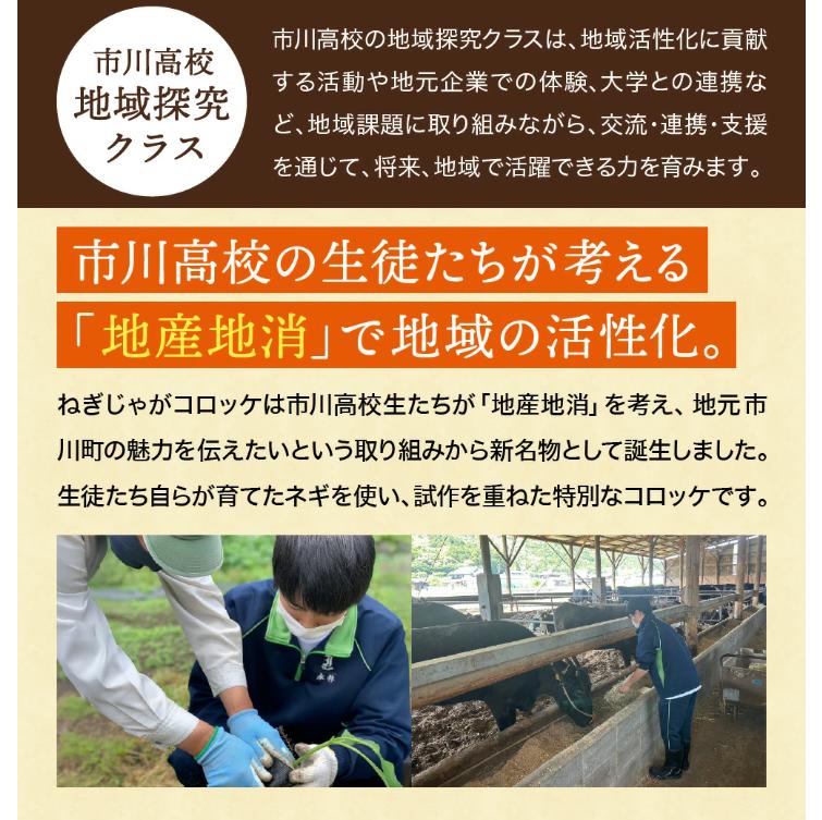 【予約受付中 2026年1月より順次出荷】【高校生共同開発】 ねぎじゃがコロッケ 　（5個入り）　004IK01N.／ 冷凍 コロッケ 揚げ物 高校生共同開発