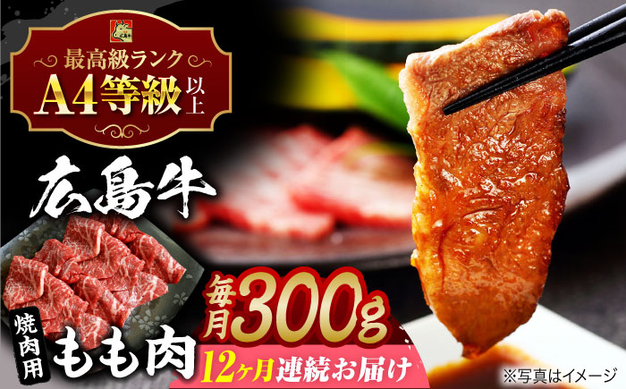 
            【全12回定期便】【冷蔵】牛肉  広島牛 もも肉 焼肉用 300g 牛肉 肉 にく 国産 和牛 牛 黒毛和牛 くろげわぎゅう ぎゅうにく お肉 高級 肉質等級 A4等級以上 A5等級 ブランド牛 広島県産 三次市産 焼き肉 赤身 おいしい 高級 霜降り ギフト 贈答 プレゼント お取り寄せ おとりよせ ご当地 焼き肉 焼肉 やきにく モモ肉 三次市/広島三次ワイナリー[APAZ064]
          