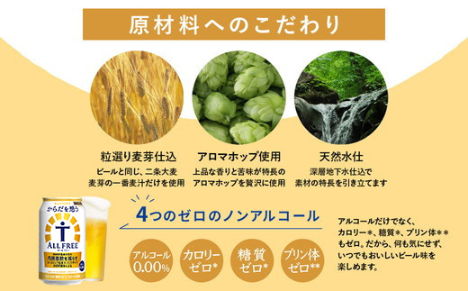 サントリー からだを想うオールフリー 500ml×24本 ※離島への配送不可