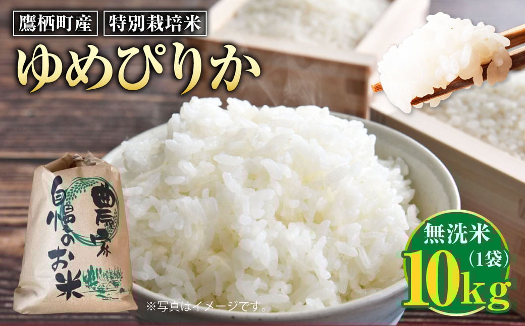 【令和7年産】ゆめぴりか（無洗米） 10kg 北海道 鷹栖町 たかすのおむすび 米 コメ ご飯 無洗米 お米 ゆめぴりか 【2025年9月下旬より発送予定】