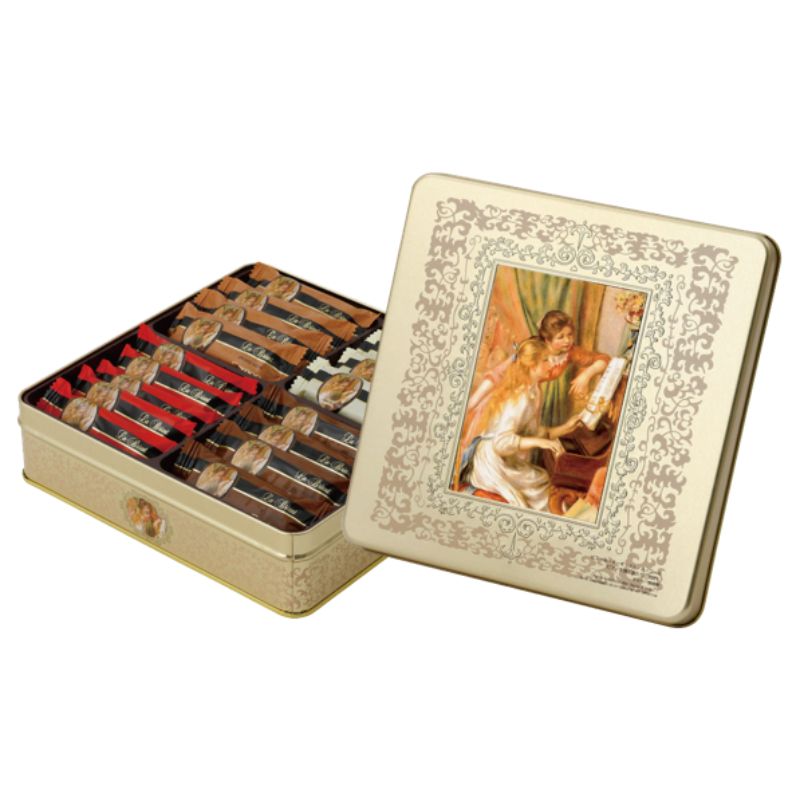 【ふるさと納税】ルーブリアン ピアノを弾く娘たち（限定缶）37個入 菓子 サブレ チョコレート ウエハース スイーツ 缶入り おやつ スイーツ ギフト 和光市 埼玉県　お届け：2025年10月上旬～2026年2月下旬