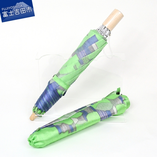 ハレフネ 【マイカ】晴雨兼用傘　パーマネントグリーン