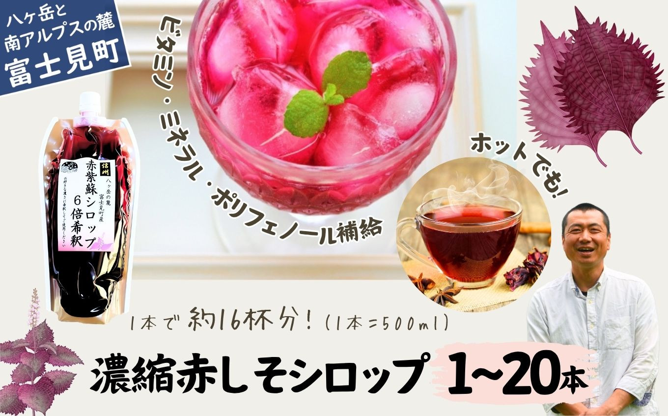 
            先行予約 9月発送開始 馨工房 濃縮 赤紫蘇シロップ 500ml １～20本 ６倍希釈用 2025年産赤紫蘇【 赤紫蘇ジュース 赤紫蘇シロップ 赤しそジュース 赤しそシロップ しそジュース しそシロップ 炭酸割り お酒割り お湯割り かき氷 赤紫蘇 赤しそ 紫蘇 しそ シソ シロップ ジュース 飲料 飲み物 飲みもの ドリンク 希釈 倍 】
          
