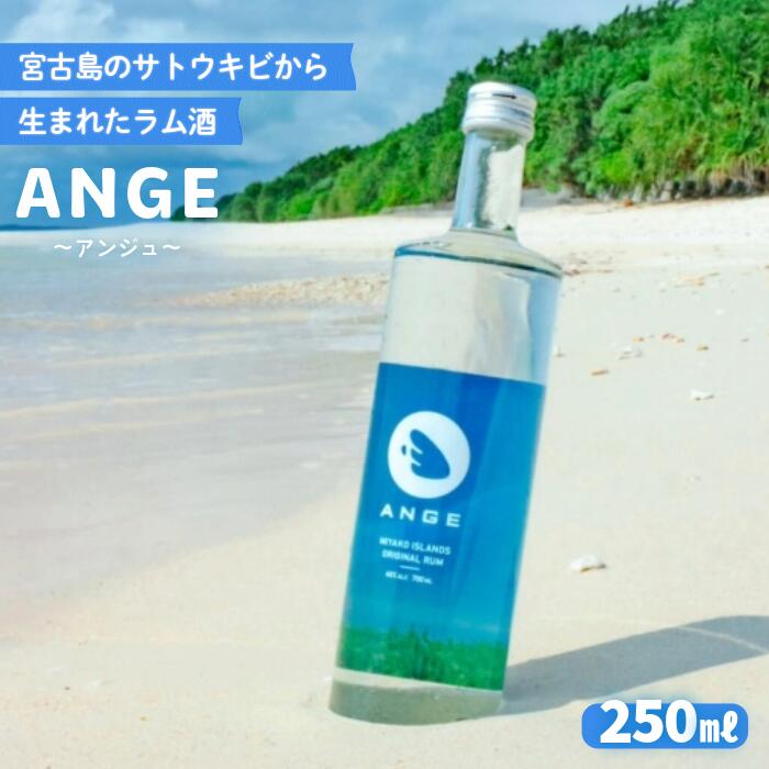 【ふるさと納税】宮古島のサトウキビから生まれたラム酒「ANGE（アンジュ）」250ml (DT02）