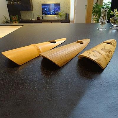 ふるさと納税 亀岡市 京都の竹垣職人が作った、竹のボトルスタンド・胡麻 |  | 01