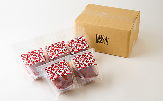 タニガキの特製辛鍋のもと　5袋セット(1袋/200g)【配送不可地域：離島】