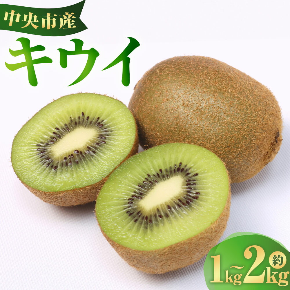 【ふるさと納税】＜選べる内容量＞ 中央市産 キウイフルーツ（ヘイワード） 約1kg / 約2kg ｜キウイ フルーツ くだもの 果物 果実 デザート 山梨県産 国産 山梨県 中央市 送料無料 【2026年12月下旬発送予定】