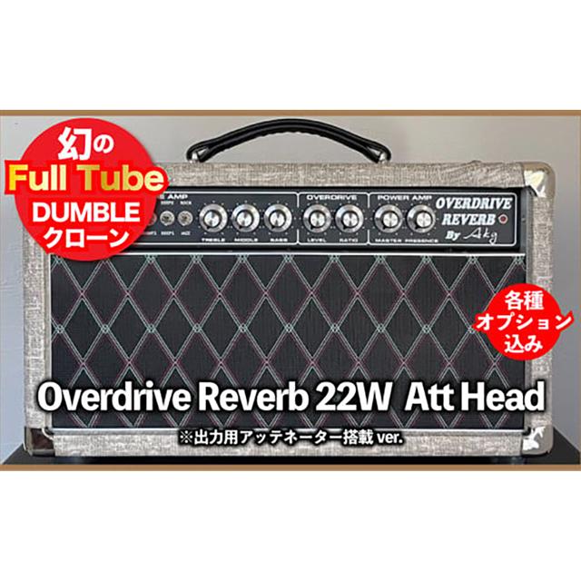 【ギターアンプ】ギター チューブアンプ  Overdrive Reverb 22W Att Head ダンブル クローン 幻の 手作り 高級 アンプ オーダーメイド カスタム  ハンドワイヤード