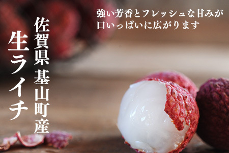 【先行受付】佐賀県産ライチ 1kg(贈答用)【生ライチ ライチ 生 基山町産 贈答用 貴重 国産 新鮮 フレッシュ 肉厚 シャーベット 1ｋｇ お中元 贈り物】 B5-F060001