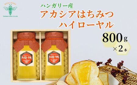 ＜ハンガリー産＞ アカシア はちみつ ハイローヤル 800g×2本 埼玉養蜂 | 蜂蜜 ハンガリー産 蜂蜜 ハンガリー産 蜂蜜 ハンガリー産 蜂蜜 ハンガリー産 蜂蜜 ハンガリー産 埼玉県 北本市