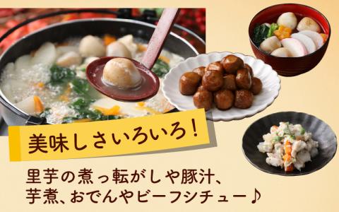 【先行予約】皮むきいらず、煮っ転がしに最適！上庄の里芋の洗い子【冷凍】500g × 4　計2kg【2024年11月中旬から順次発送】