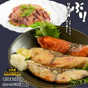 【ふるさと納税】北海道日高産 4種の味のブリ食べ比べセット[25-1292]