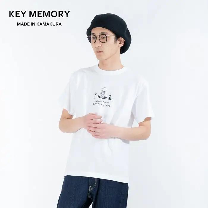 《2》【KEYMEMORY鎌倉】TIMEイラストTシャツWHITE