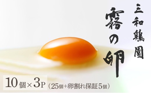 
            新鮮 卵 京都・丹波 霧の卵 30個（25個+卵割れ保証5個）生卵 たまご 卵 玉子焼き 玉子 タマゴ パック 卵かけごはん 鶏卵 小分け 贈答 ギフト◇ ※北海道・沖縄・離島への配送不可
          