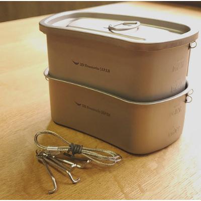 ふるさと納税 城陽市 DDHammocksJAPAN CANTEEN　クッカーセット　チタン製 アウトドア・海釣りに