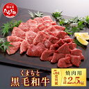 【ふるさと納税】【定期便5回】くまもと黒毛和牛 焼肉用 500g ×5回配送 ブランド牛 合計2.5kg 牛肉 黒毛和牛 焼肉 焼き肉スライス やきにく 多良木町 国産 和牛 焼き肉 スライス バーベキュー グルメ 肥後 国産 九州 熊本県産 冷凍配送 多良木町 定期便 送料無料