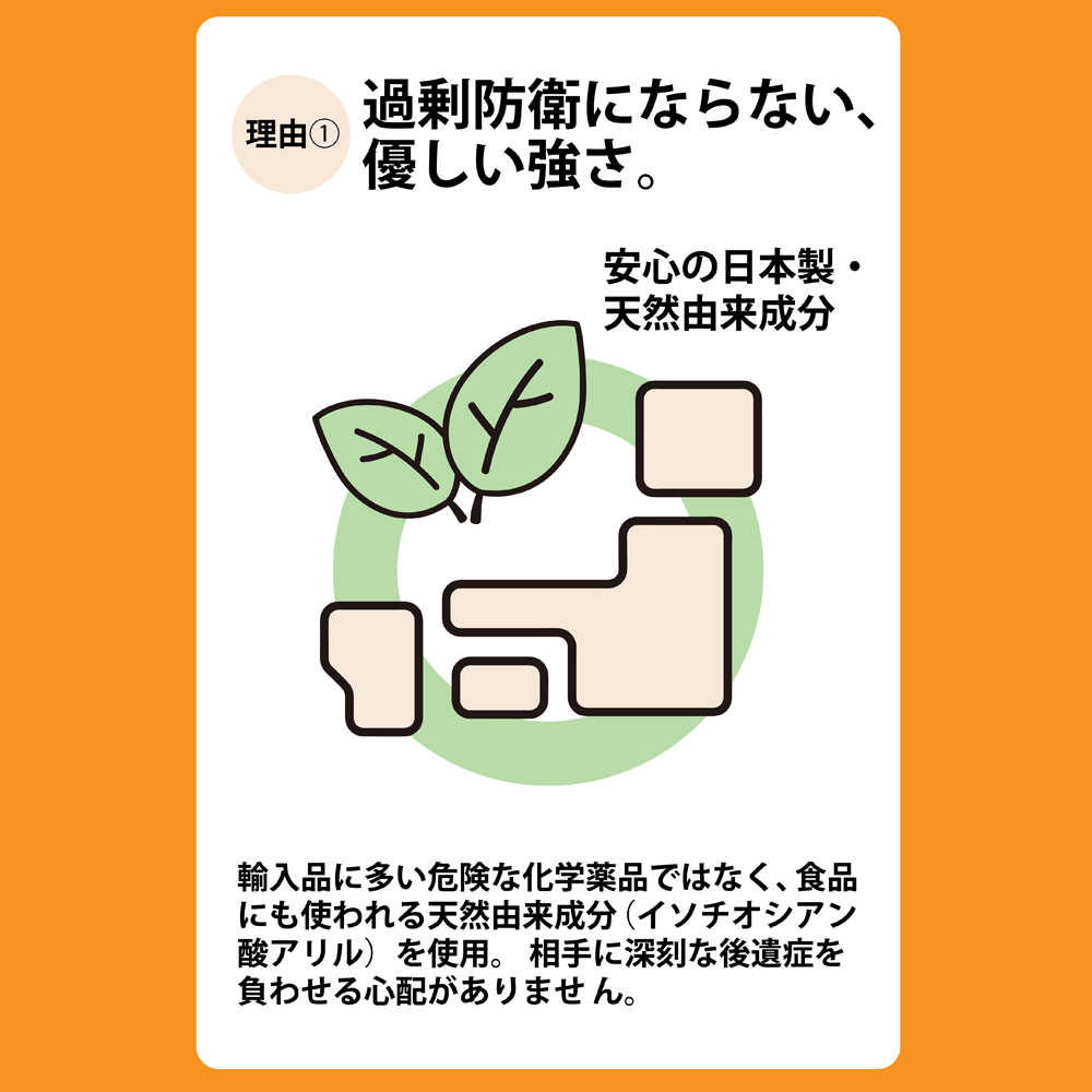 防犯スプレー ICHIGEKI ウイアール│防犯グッズ いちげき 護身 安全 安心 国産 防犯 対策 三重県 四日市市 四日市市ふるさと納税_イメージ2