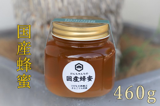 
            けんちゃんちのはちみつ（460g）中《30日以内に出荷予定（土日祝除く）》| ふるさと納税 はちみつ ハチミツ 蜂蜜 国産蜂蜜 天然蜜蜂 徳島県 佐那河内村 送料無料
          