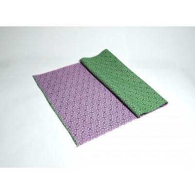 ふるさと納税 和泉市 和泉木綿手ぬぐい(紗綾形模様:緑 )