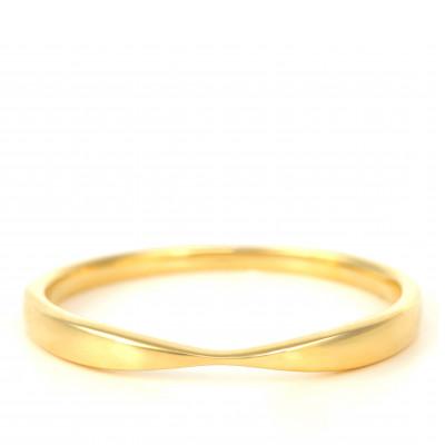 ふるさと納税 富士川町 K18 地金デザインリング　R3939-Y #11 |  | 02