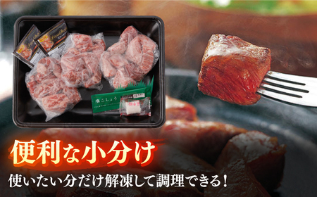 【訳あり】 長崎和牛 ヒレ サイコロステーキ 計300g 【合同会社　肉のマルシン】[RCI052]