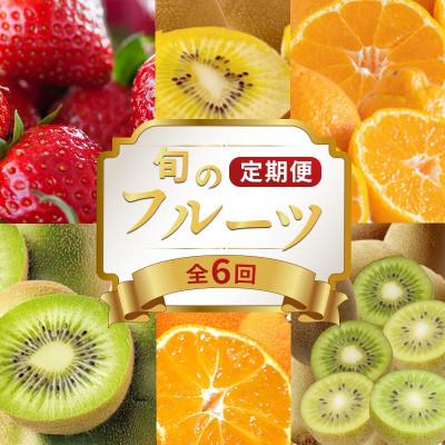 ふるさと納税 丸亀市 【発送月固定定期便】フルーツ定期便 Aコース(キウイ デコポン いちご 小原紅早生みかん)全6回