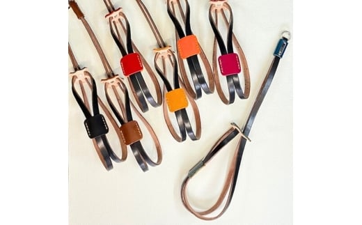 小～中型犬用スライドコントロールハーネス ベンズヌメ黒（ブッテーロブラック/ルガトショルダー琉球ブルー）