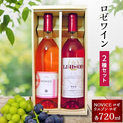ふるさと納税 笛吹市 いろどり華やかロゼワインセット