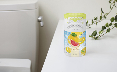 空気をかえようエステー　トイレの消臭力　グレープフルーツ18個1ケース | トイレの消臭力 消臭芳香剤 エステー製品 トイレ用消臭剤 ナノパウダー 強力消臭 長持ち香り 尿臭対策 芳香調整可能 グレー