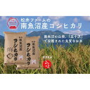 【ふるさと納税】【令和7年産新米予約】【定期便（無洗米）】南魚沼産コシヒカリ（4kg×6回)