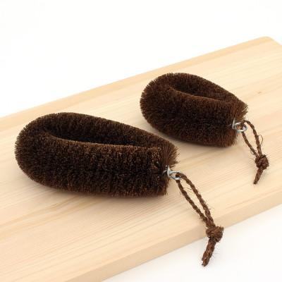 ふるさと納税 海南市 中西富一工房　天然の素材　棕櫚(シュロ)を使った　キッチンたわし2点セットB |  | 01