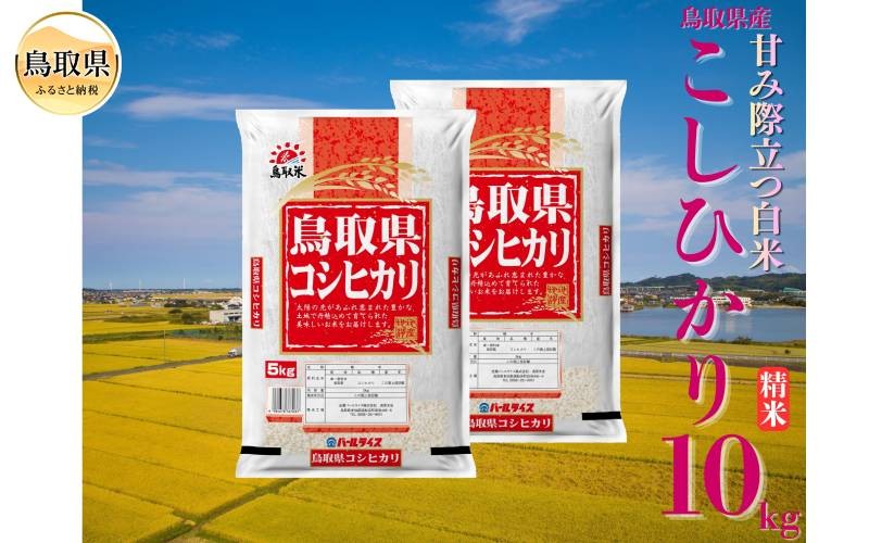 
                  こしひかり◇鳥取県産◇精米10kg_T2600514　こしひかり、コシヒカリ、精米、白米、ご飯、銘柄米、鳥取県、鳥取県産
                