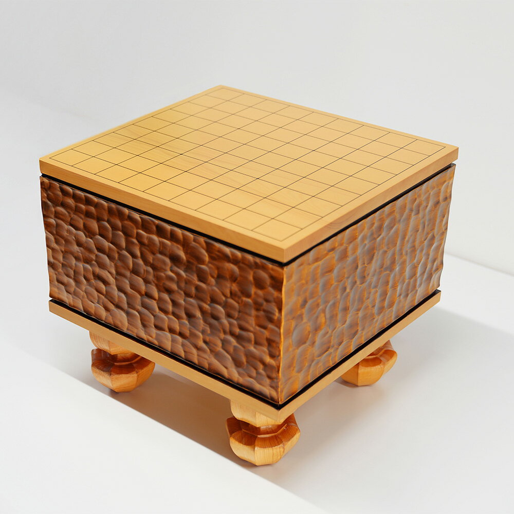 【ふるさと納税】SS-40 【将棋盤】本榧 漆金箔盤 70号（370mm×333mm×207mm） 足付き 漆 金箔 かや うるし 木製 将棋 茨城県 神栖市 送料無料