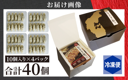 奥能登 穴水産 「能登まいもん餃子」 40個（10個入 × 4パック）| ギョーザ 小分け