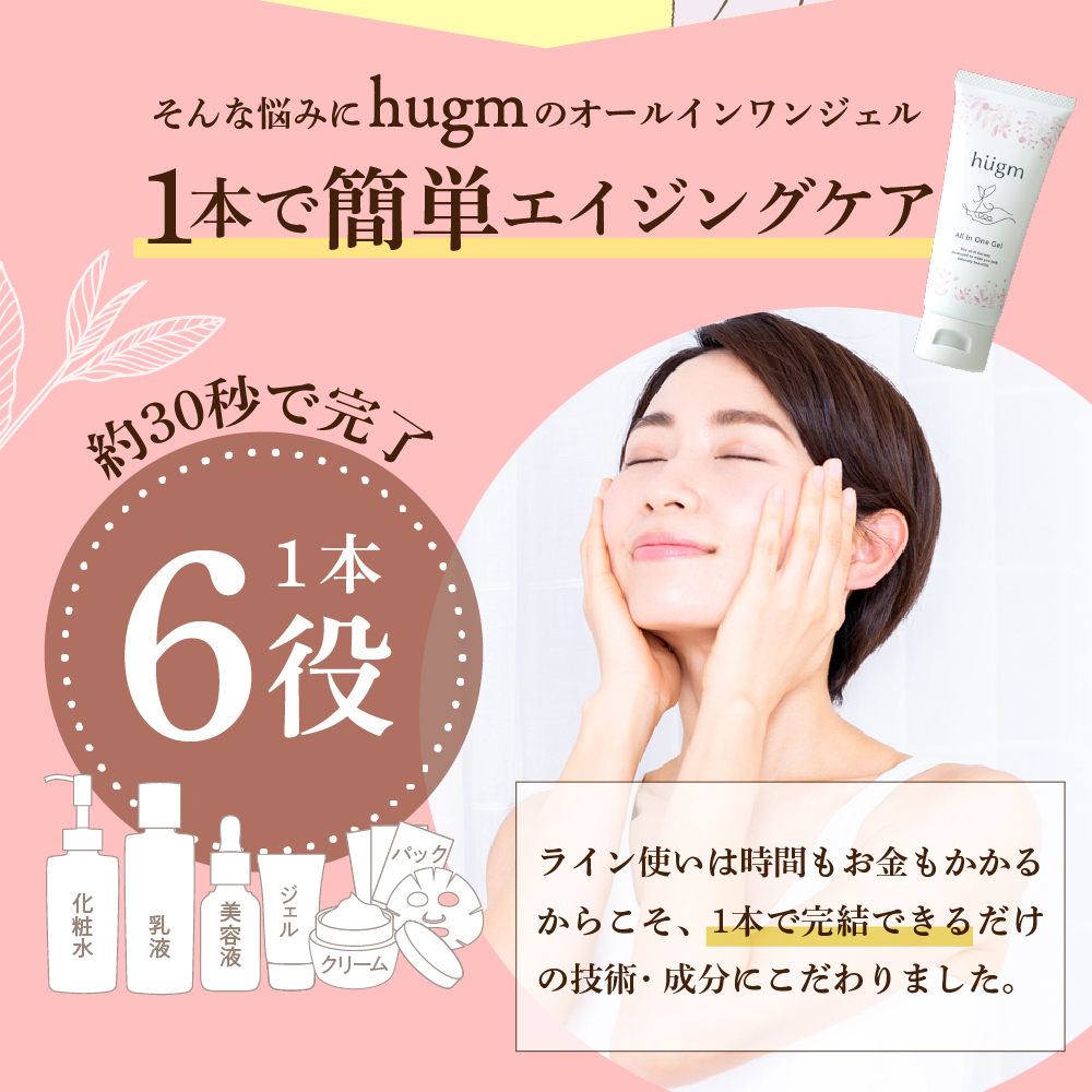 【hugm】オールインワンジェル 70ｇ 群馬県 千代田町 ＜アペックス＞
