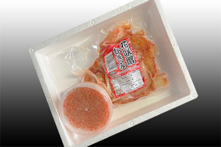 いくら醤油漬け100g×1P、花咲むき身300g×1P B-76008