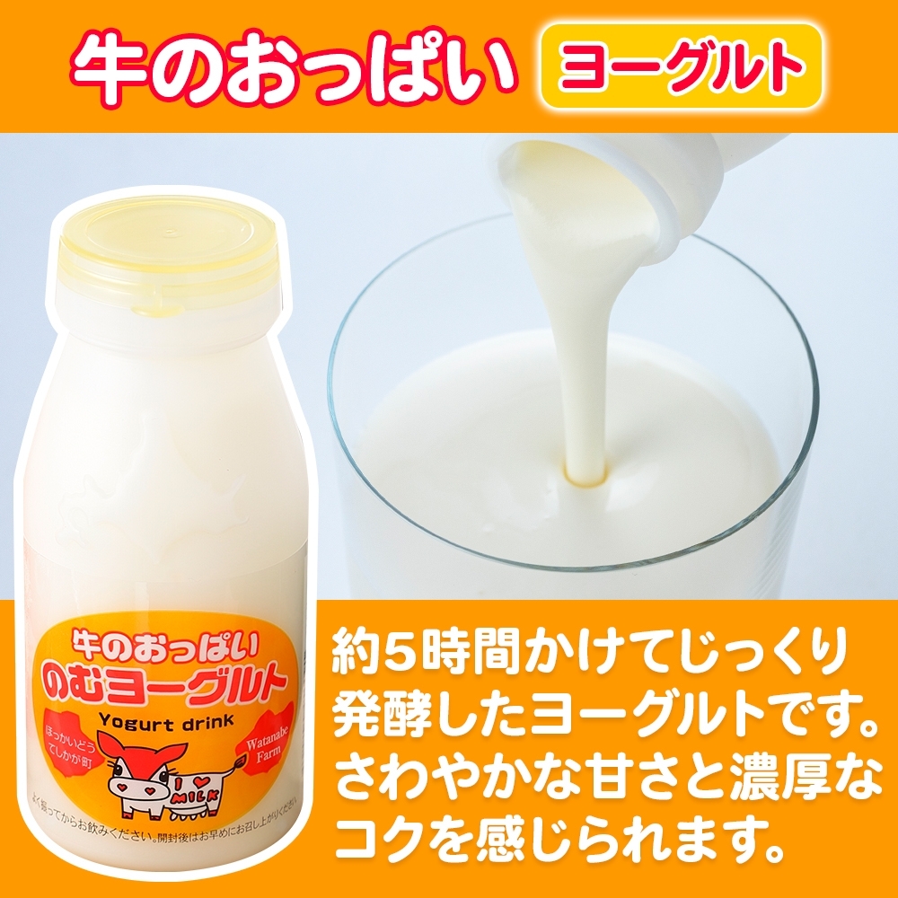 786.牛のおっぱいミルク  のむヨーグルト 計10本 飲み比べ セット 牛乳 生乳 ミルク 牛 ヨーグルト お取り寄せ ギフト gift 渡辺体験牧場 まとめ買い 北海道 弟子屈町_イメージ2