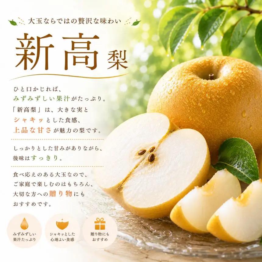 梨 新高 3kg｜梨 果物 栃木県共通返礼品 栃木県産 栃木県 那珂川町 