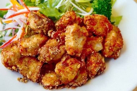 【鳥取県産 大地のハーブ鶏】 スパイスチキン 唐揚げ 500g KC231 もも肉 鶏肉 チキン