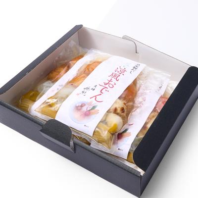 ふるさと納税 茨木市 《約6人前》藤熊　絶品の自家製だし　ジュレ涼風おでん　3袋 |  | 03