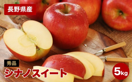 香りも良く食べやすい! 長野県産 りんご シナノスイート 約5kg 秀品 ＜2026年10月中旬～11月中旬発送＞| 果物 くだもの フルーツ りんご リンゴ 林檎 シナノスイート 長野県 信州 南信州 飯田市