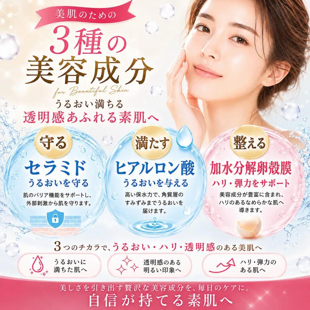 【宝石業界が手がけた】薬用オールインワンクリーム　2個（シワ改善・美白・保湿・肌荒れ防止）